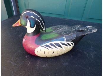 Duck Decoy Hand Painted