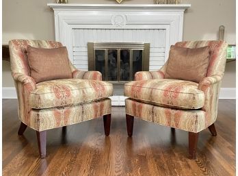 A Pair Of Arm Chairs By Sherill Furniture
