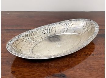 An Embossed Sterling Silver Salver