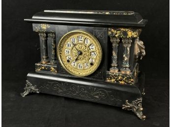 Exquisitely Decorated Seth Thomas Mantel Clock