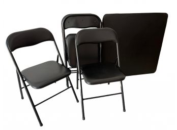 Folding Table And Four Chairs