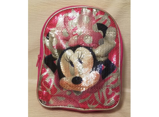 Official Disney Minnie Mouse Backpack With Label Attached
