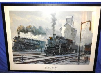 Railroad Locomotive 2021' Age Of Steam' By David Tutwiler  25 X 33 Frame