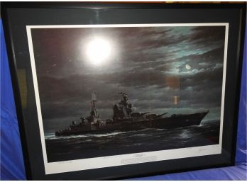 WW2 'fateful Voyage 'signed By Marii Chernev & Naval Officers 287/500  Signed By 30 X 39 Frame