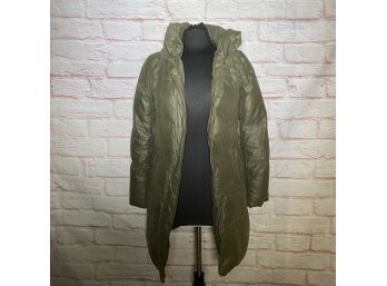 BCBG Army Green Puffer Jacket - Size XXS