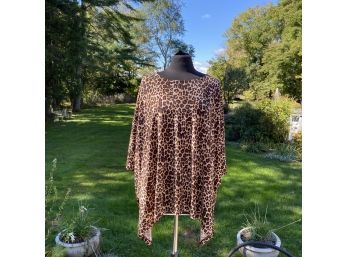 Chicos Cheetah Blouse - Size 3