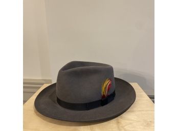 A Wool Fedora By Arnold Hatters - Size 7 1/8 - Perfect Condition