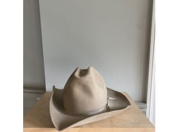 Rockmount Tan Suede Western Hat - Size 6