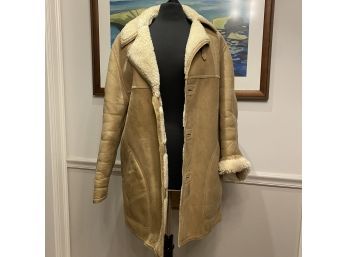 A Sawyer Of Napa Men's Shearling Coat - Approx Size 40