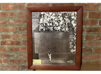 Willie Mays Framed And Signed 'The Catch' Steiner Sports Authenticated