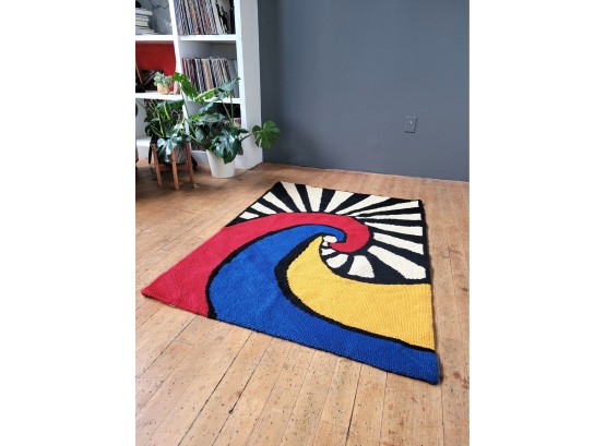 Circa 70s Alexander Calder Tapestry / Rug