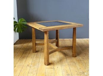 Solid Wood Mid Century Side Table/ Plant Stand