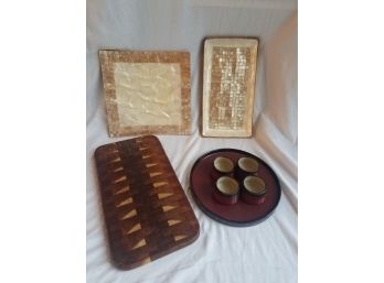 Serving Dishes. Hostess LOT #3 - With Charcuterie Board (Lot 060)