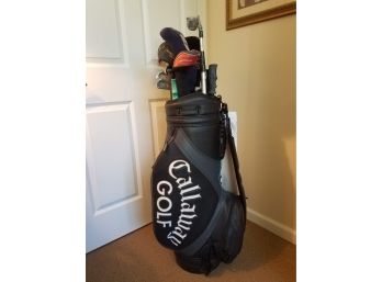 Mens Set Of Golf Clubs. Calloway Bag And All Contents (Lot 017)
