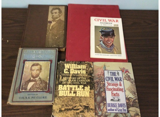Civil War Book Lot Abraham Lincoln Bull Run