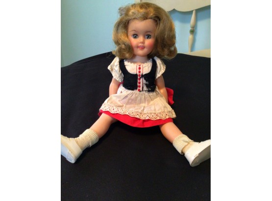 Vintage Ideal Doll Shirley Temple As Heidi 15'