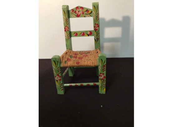 Doll Sized Mexican Folk Art Chair
