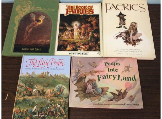 Fairies Faeries 5 Book Lot