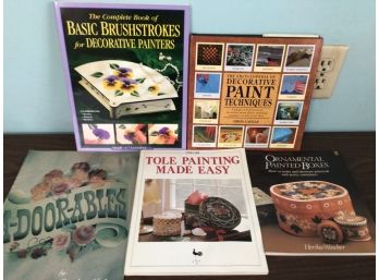 Tole & Decorative Painting Book Lot