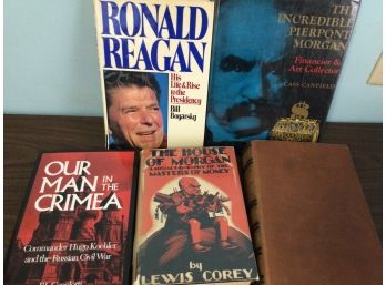 Biographies Of Ronald Reagan Pierpont Morgan And 1 More