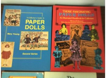 Paper  Doll Collecting Book Lot 4 Titles One With Paper Dolls