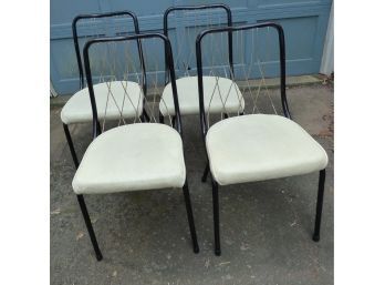 Set Of Four Vintage 1970s-80s Era Modern Chairs