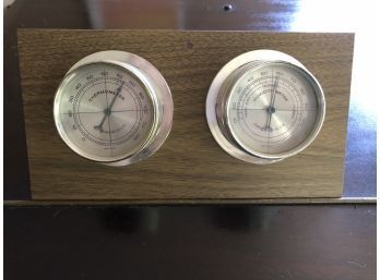 Springfield Vintage Weather Station Thermometer Hygrometer
