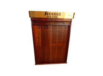 Amazing Large 1920s Arcus Ticket Rack From The Shubert Theater In New Haven