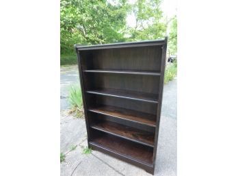 Antique Late Nineteenth Century Dark Stained Bookcase