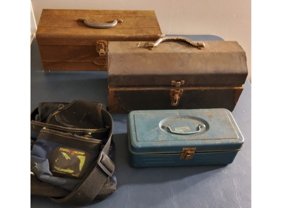 Vintage Toolboxes And Toolbelt