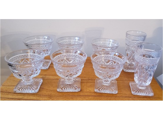 Beautiful Vintage Imperial Glass Co. Cape Cod Crystal Glasses