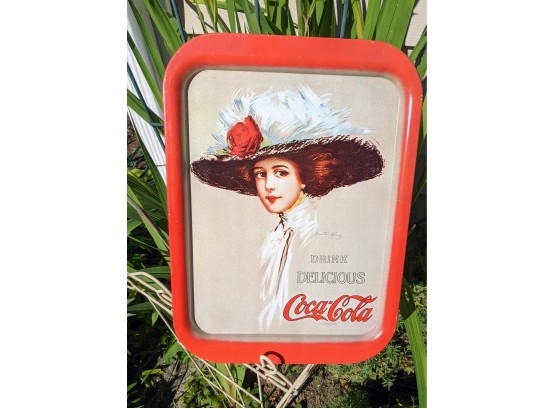 Vintage Coca-Cola Serving Tray Drink Delicious