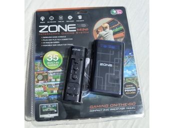 ZONE MINI Interactive Gaming System- 35 Built In Games - Brand New In The Package Gaming On The GO