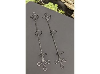 Wrought Iron Candle Sconces