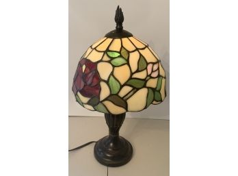 Stained Glass Flower Globe Lamp