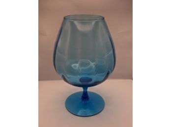 Large Aqua Blue Glass Vase