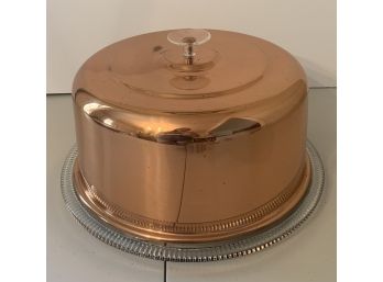 Brass Cake Plate