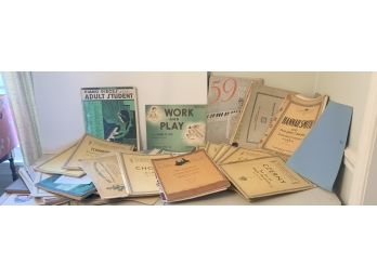Large Lot Of Sheet And Piano Music