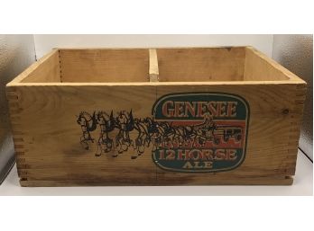 Genesee Ale Wooden Box