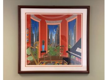 Thomas McKnight, Limited Edition Serigraph, Music In Manhattan, Signed & Numbered