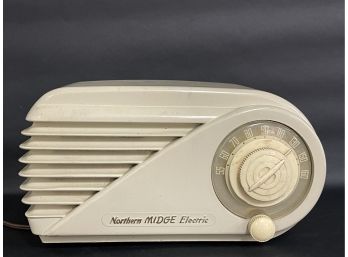 A Vintage Mid-Century Table Radio, Northern Electric Company LTD 'Midge'