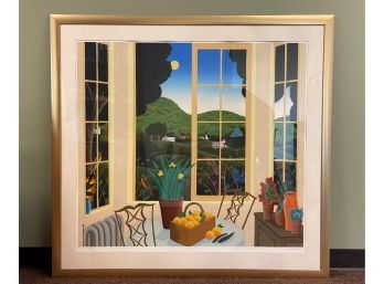 Thomas McKnight, Limited Edition Serigraph, Litchfield Hills, Signed & Numbered