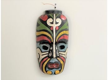 A Beautiful Handcrafted Wooden Mask
