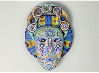 Michael Carangelo, An Original Wooden Mask, Wowism Is Nowism, 1997