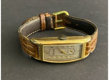 A Vintage Gruen Men's Watch, 10K Gold-Filled