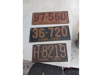 Lot Of Early Conn Plates
