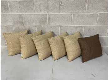 Five Pottery Barn Pillows