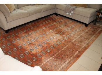 Large Vintage Hand Knotted Persian Area Rug