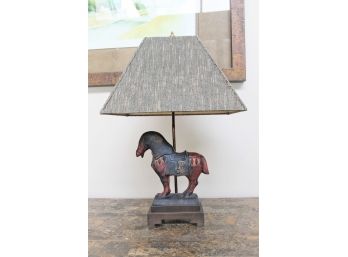 Whimsical Carousel Horse Table Lamp And Shade