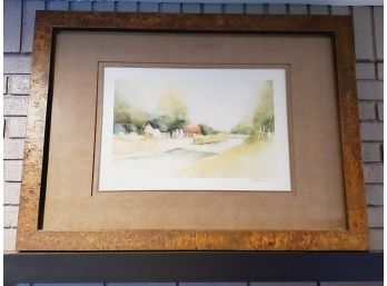 Framed Signed & Numbered Giclee Print 19 Of 600 By Artist Laurie Wagner With Certificate Of Authenticity